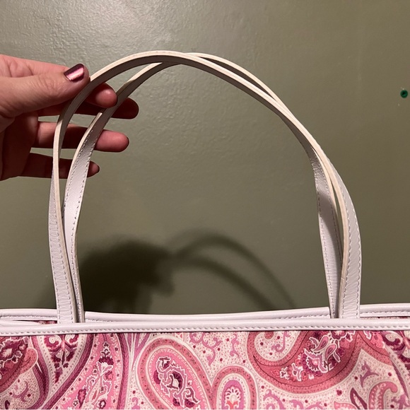 Etro Pink Paisley Tote Bag - Picture 10 of 16